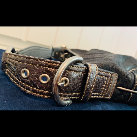 💼authentic Coach “Soho” bag with snakeskin strap - Picture 2 of 3